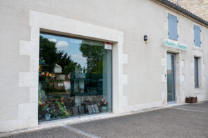 devanture de boutique funeraire