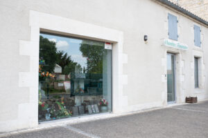 devanture de boutique funeraire