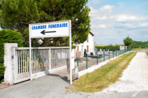 devanture de plaque chambre funeraire
